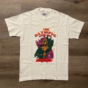 Vintage 90s Atlanta Olympics Mens M T Shirt DS NWOT NEW 1996 Single Stitch USA